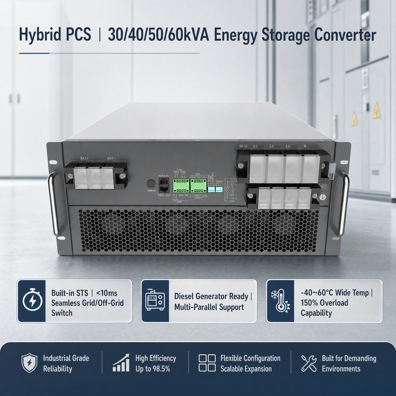 محول PCS شبكة مصغرة HCPS 100~125 كيلوواط